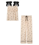 [Mary Quant x Peach John] Daisy Satin Camisole Pajamas