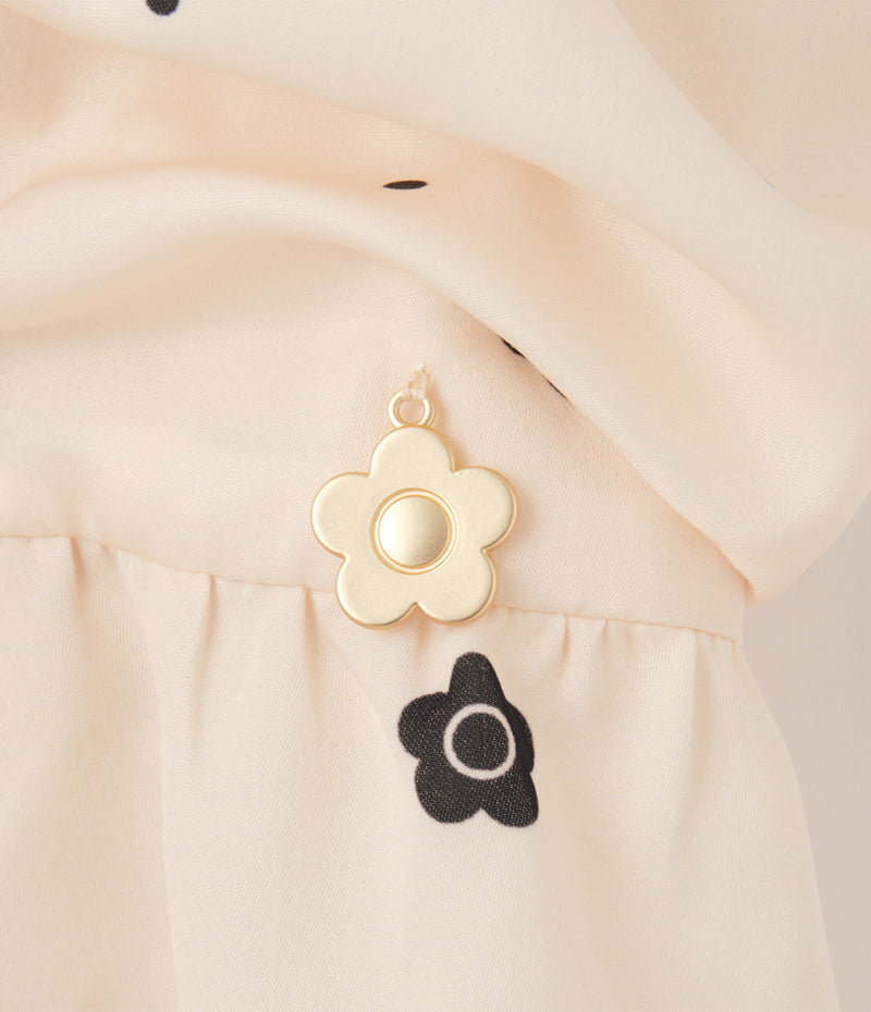 [Mary Quant x Peach John] Daisy Satin Camisole Pajamas