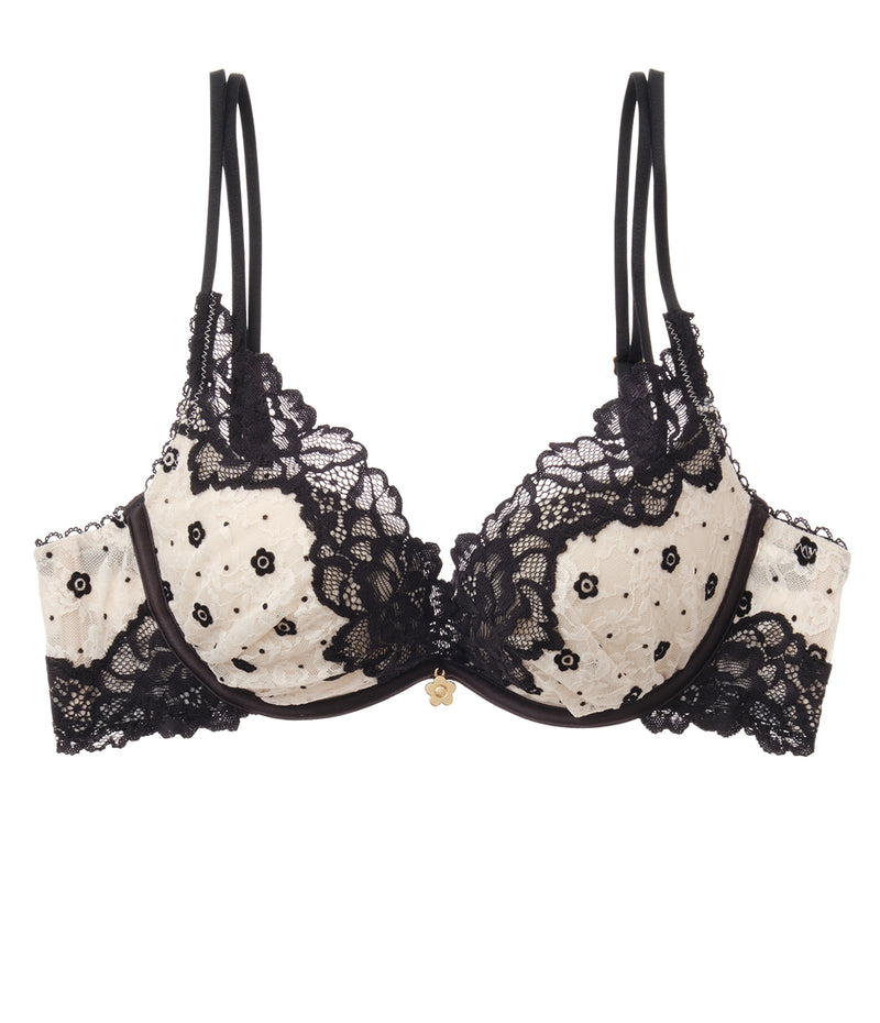 [Mary Quant x Peach John] Daisy dot lace Bra