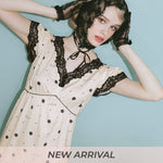 [Mary Quant x Peach John] Daisy Satin Dress