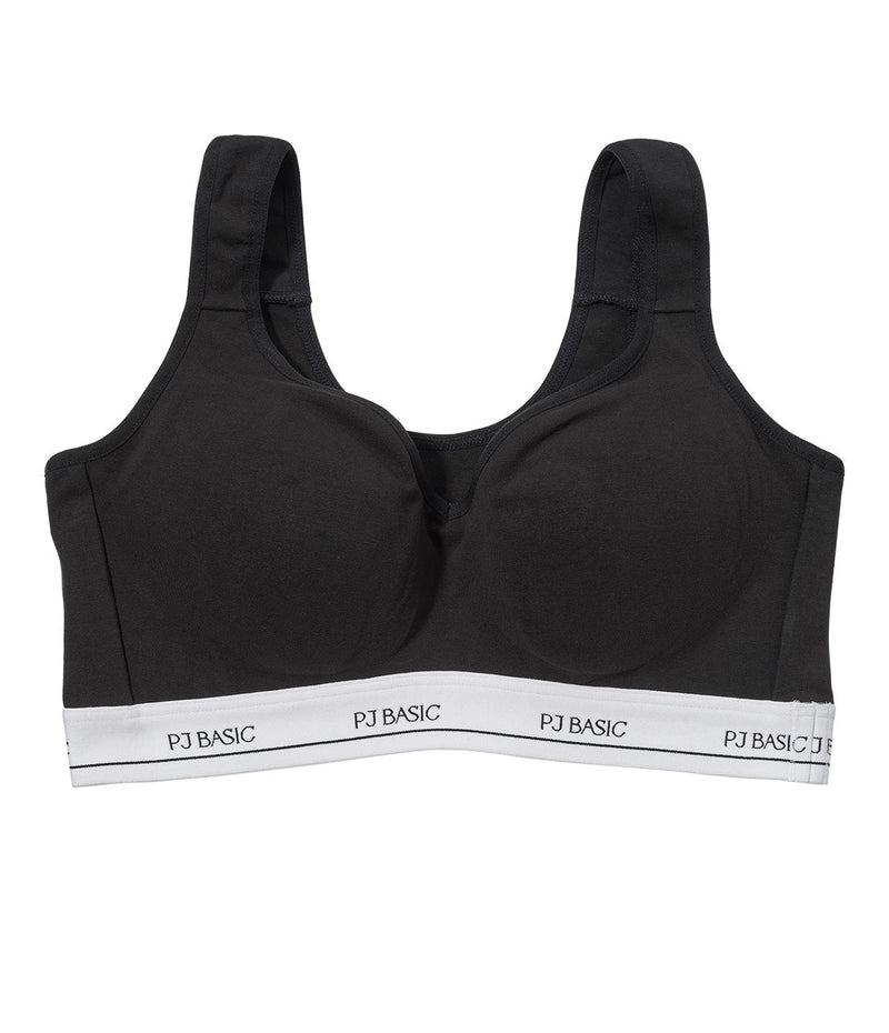 [Peach John] Cotton mix Logo non-wired Bra