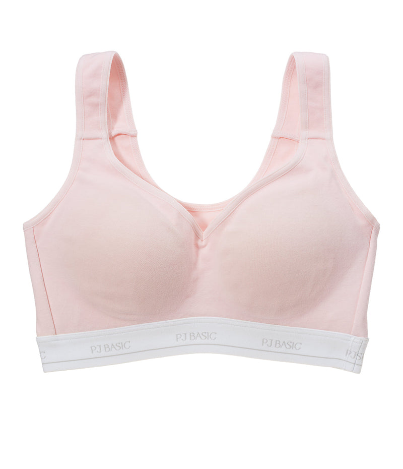 [Peach John] Cotton mix Logo non-wired Bra
