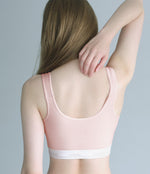 [Peach John] Cotton mix Logo non-wired Bra