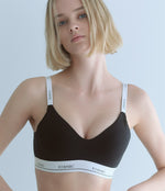 [Peach John] Cotton mix Logo non-wired Bundle Set (back hook)