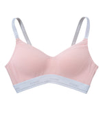 [Peach John] Cotton mix Logo non-wired Bra back hook