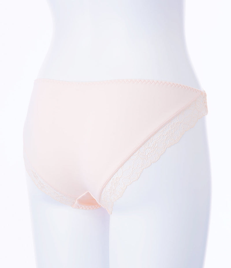 [Peach John] Natural simple lace Bra Set