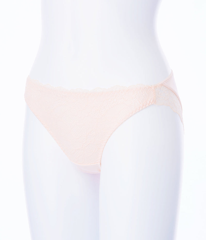[Peach John] Natural simple lace Bra Set