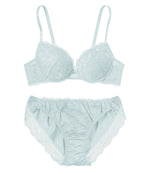 [Peach John] Natural simple lace Bra Set