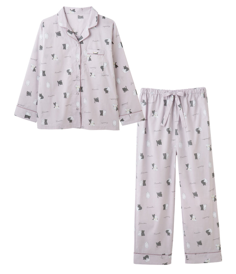 [Peach John] Cotton blend one-point shirt Pajamas