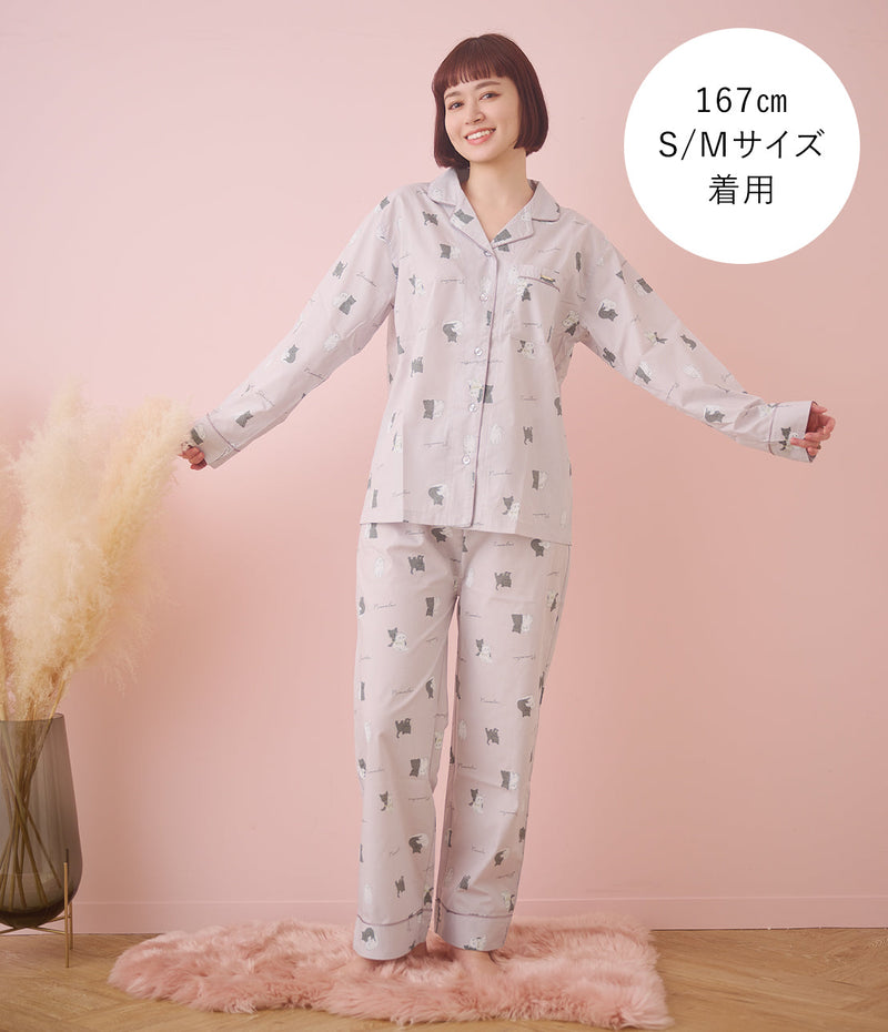 [Peach John] Cotton blend one-point shirt Pajamas