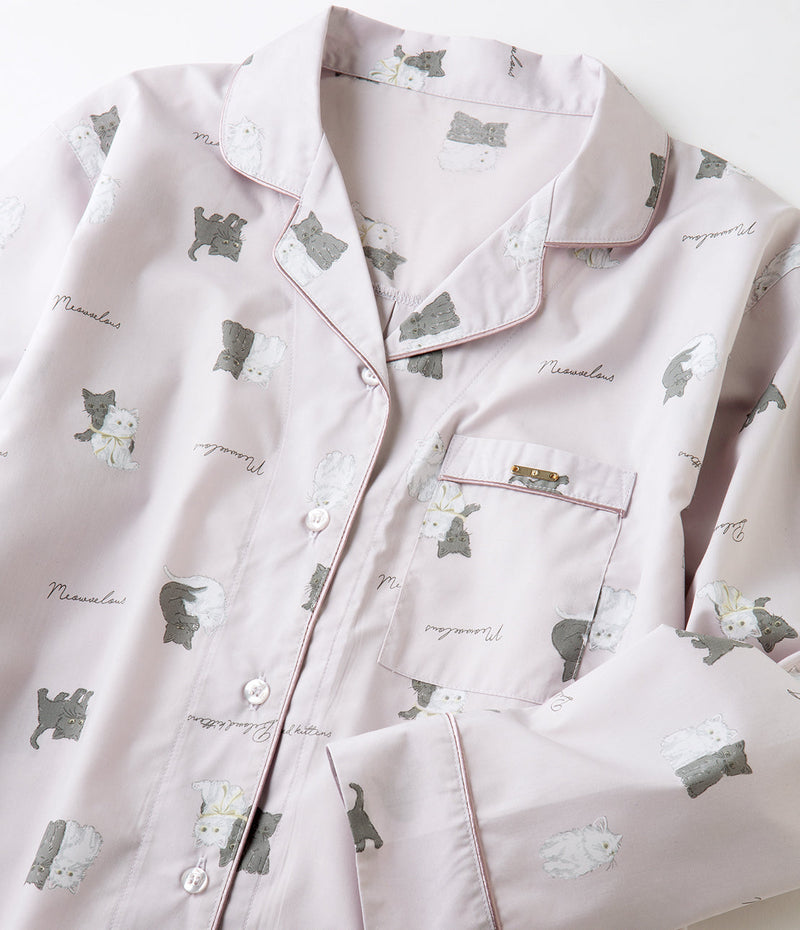 [Peach John] Cotton blend one-point shirt Pajamas
