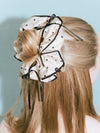 [Mary Quant x Peach John] Daisy Dot Satin Scrunchie